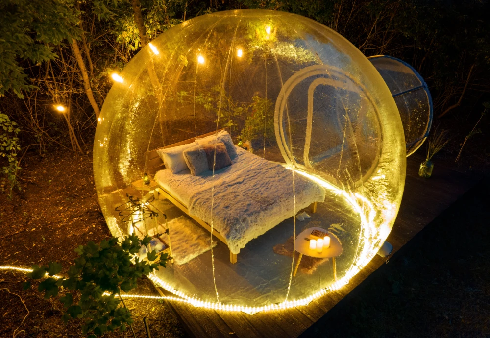 invisible bubble tent